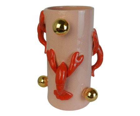 Vaso Sphere Lobster Gold Rosa | Westwing