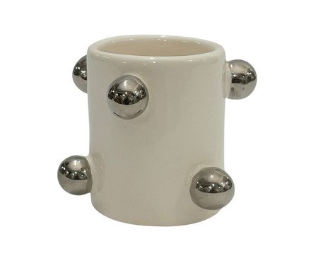 Canequinha Circle Gold Branco | Westwing