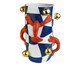 Vaso Sphere Lobster Gold Xadrez, blue | WestwingNow