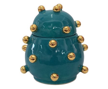 Caixa Olivia Gold Azul | Westwing