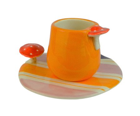 Xícara Mushroom Color Laranja | Westwing