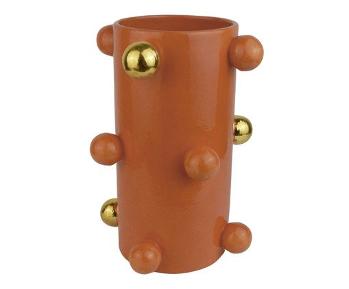 Vaso Sphere Gold, orange | WestwingNow
