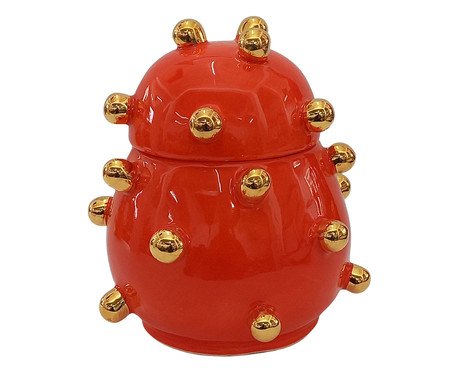 Caixa Olivia Gold Vermelho | Westwing