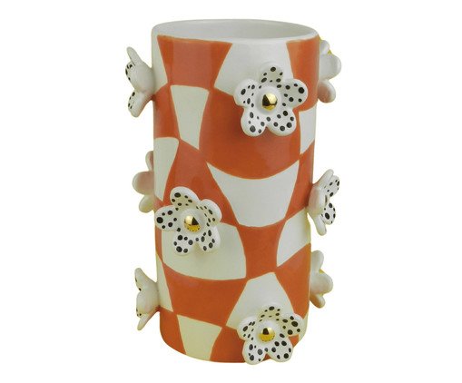 Vaso Dayse Flag Gold, orange | WestwingNow