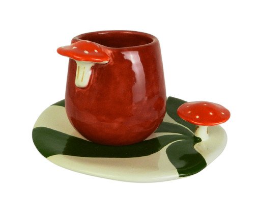 Xícara Mushroom Color Vinho, red | WestwingNow