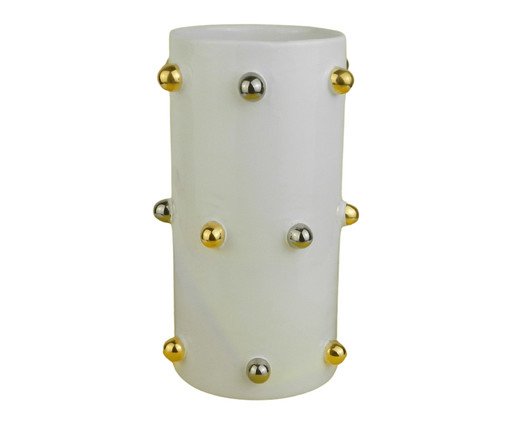 Vaso Circle Gold, white | WestwingNow