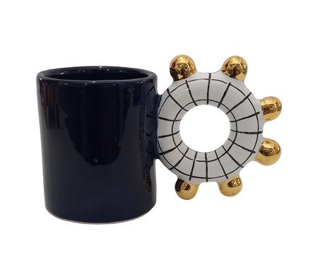 Caneca Zucco Gold Preto | Westwing