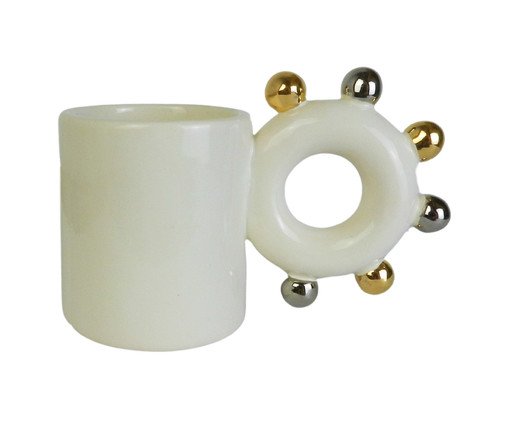 Caneca Zucco Gold, white | WestwingNow