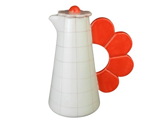 Jarra Flower Red, Off White | WestwingNow