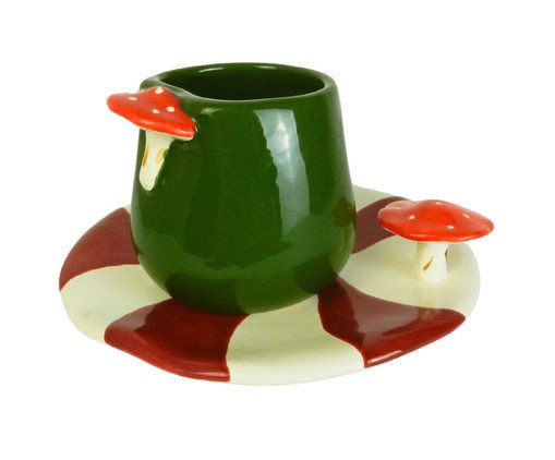 Xícara Mushroom Color Verde, green | WestwingNow