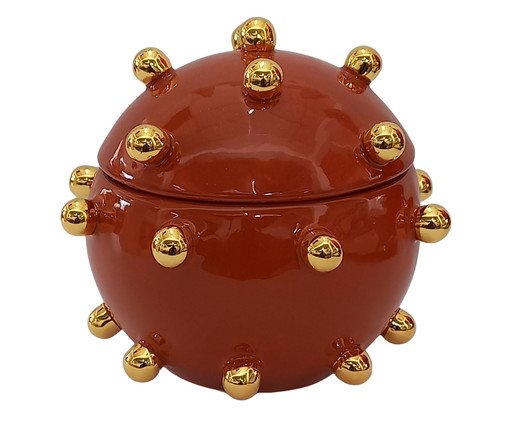 Caixa Noura Gold Marrom, brown | WestwingNow