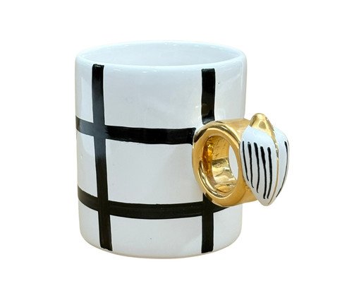 Caneca Bugs Gold Art, white | WestwingNow