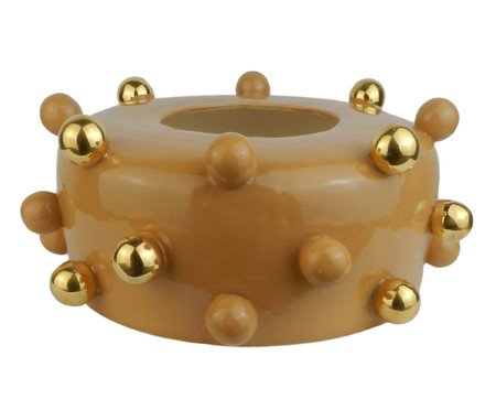 Cachepô Big Sphere Gold | Westwing