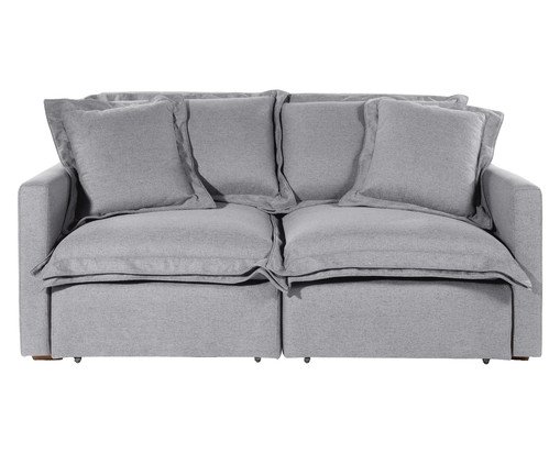 Sofá Retrátil Nesto Cinza, multicolor | WestwingNow