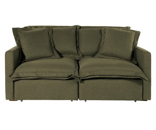 Sofá Retrátil Nesto Verde, multicolor | WestwingNow