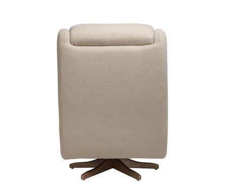 Poltrona Giratória Queen Marrom Claro | Westwing