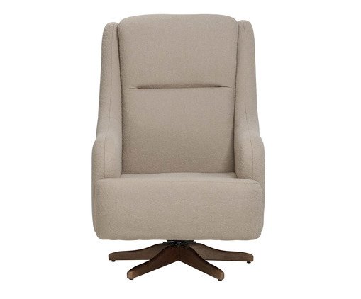 Poltrona Giratória Queen Marrom Claro, brown | WestwingNow