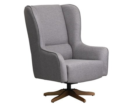Poltrona Giratória Baby Lorena Cinza | Westwing