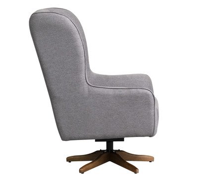 Poltrona Giratória Baby Lorena Cinza | Westwing
