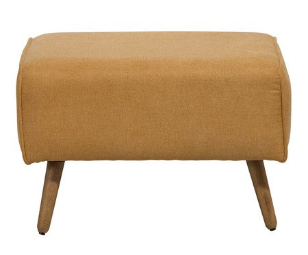 Puff Viseo Mostarda Pés Palito | Westwing