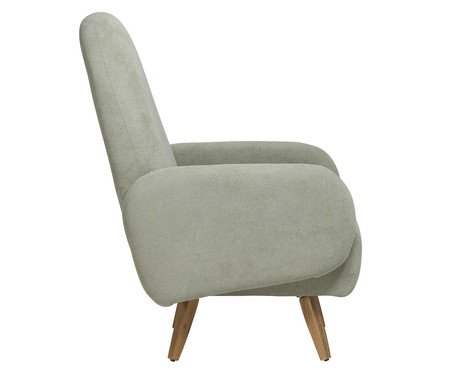 Poltrona Wave Bouclé Verde | Westwing