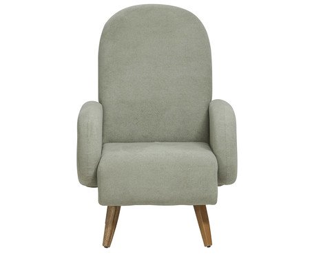 Poltrona Wave Bouclé Verde | Westwing