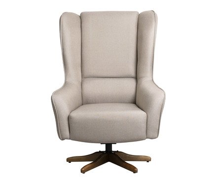 Poltrona Giratória Baby Lorena Bege | Westwing