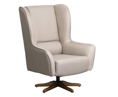 Poltrona Giratória Baby Lorena Bege | Westwing