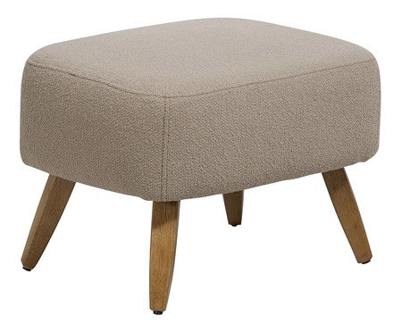 Puff Queen Marrom Claro Pés Manu | Westwing