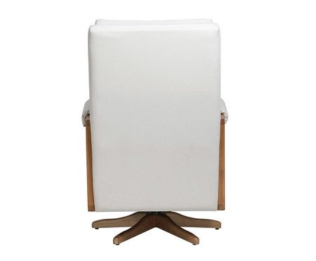 Poltrona Giratória Mila Off-White | Westwing