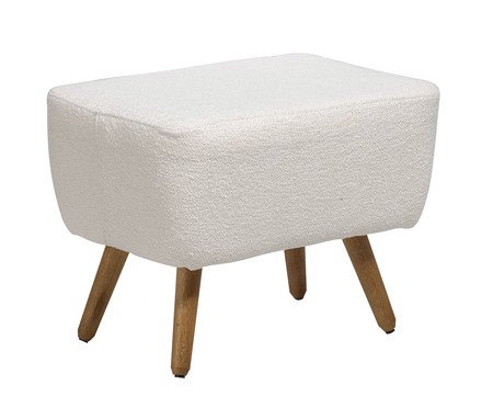 Puff Marjorie Off-White Pés Palito | Westwing