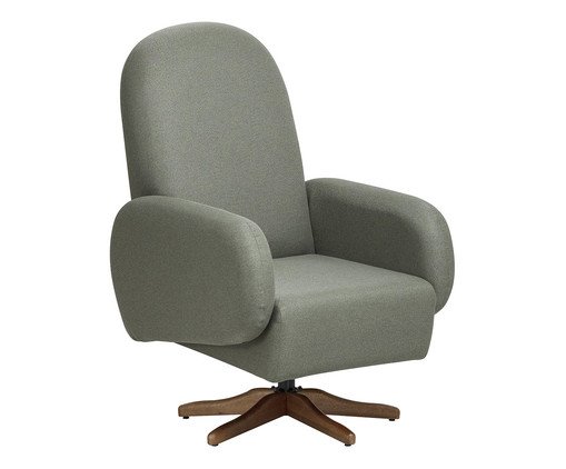 Poltrona Giratória Wave Verde, green | WestwingNow