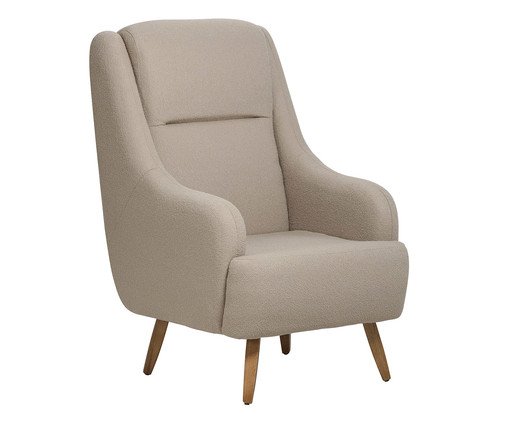 Poltrona Queen Marrom Claro, brown | WestwingNow