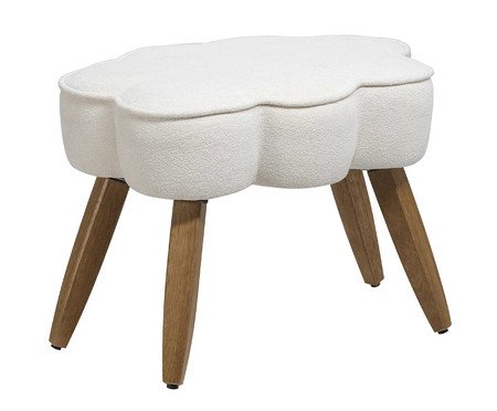 Puff Núvola Off-White Pés Manu | Westwing