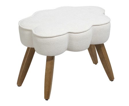 Puff Núvola Off-White Pés Manu | Westwing