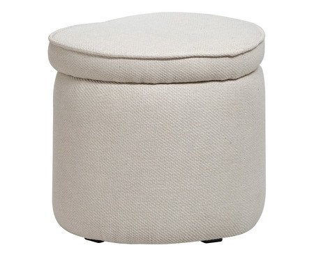 Puff Cuore Baú Bege | Westwing