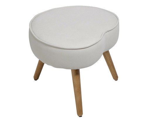 Puff Cuore Off-White Pés Palito, Off White | WestwingNow