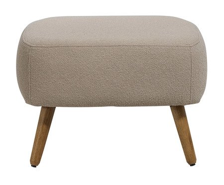 Puff Queen Marrom Claro Pés Palito | Westwing