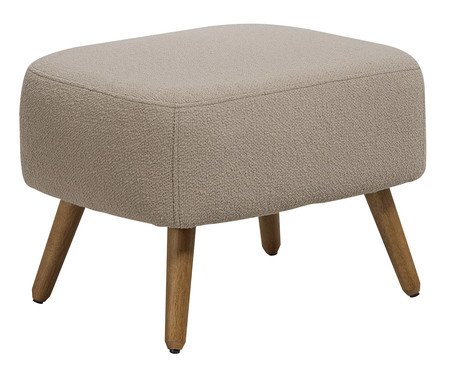 Puff Queen Marrom Claro Pés Palito | Westwing