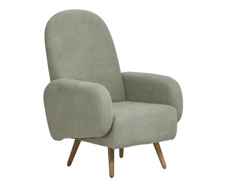 Poltrona Wave Bouclé Verde I | Westwing