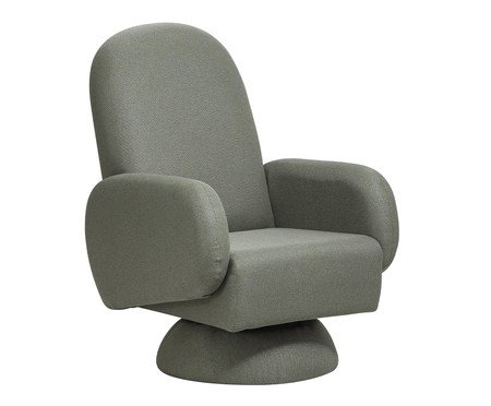 Poltrona Giratória Wave Verde Cone | Westwing