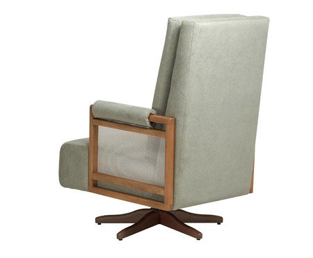Poltrona Giratória Mila Verde | Westwing