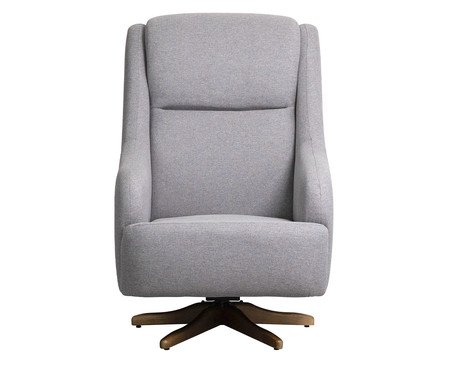 Poltrona Giratória Queen Cinza | Westwing
