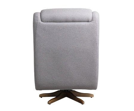 Poltrona Giratória Queen Cinza | Westwing