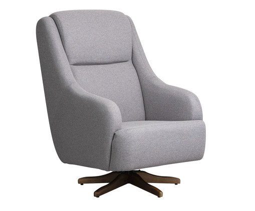 Poltrona Giratória Queen Cinza, grey | WestwingNow