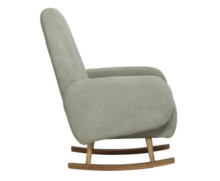 Poltrona Balanço Wave Bouclé Verde | Westwing