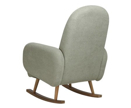 Poltrona Balanço Wave Bouclé Verde | Westwing