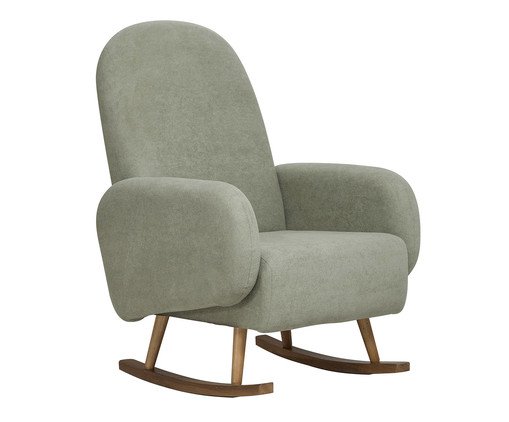 Poltrona Balanço Wave Bouclé Verde, green | WestwingNow