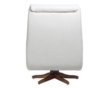 Poltrona Giratória Zen Branca | Westwing