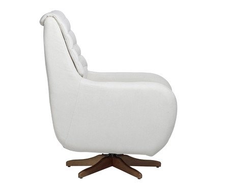 Poltrona Giratória Zen Branca | Westwing